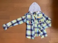 Riot フード付きチェックシャツ サイズ44