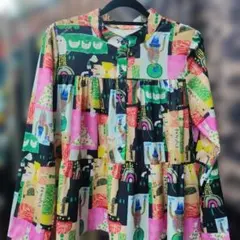 新品更にOFF❤ 4段ティアードロングワンピース 長袖 ブラック 9252