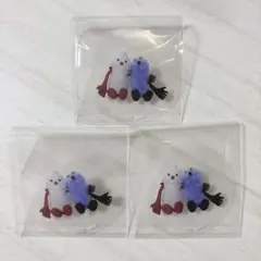 スシロー パペットスンスン ノンノン クリアピック 3枚セット