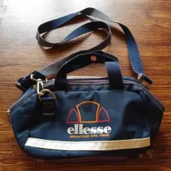 お値下げ❗エレッセellesse ネイビー ショルダーバッグ　レトロ希少のサムネイル