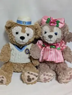 スプリングヴォヤッジ　ダッフィー　シェリーメイ　ぬいぐるみ　小さめ　タグ有