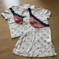 兄妹ペア　Ｔシャツ(110.120)