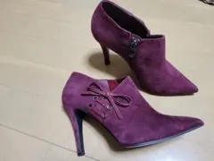 ダイアナ　スエードブーティ　9cmヒール