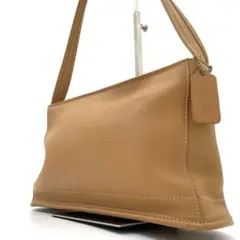 【美品】オールドコーチ　ショルダーバッグ　チャーム　グラブタンレザー　ブラウン