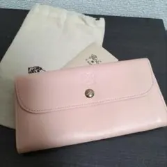 新品 イルビゾンテ 本革 レザー 財布 ウォレット ピンク