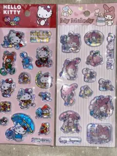 【海外限定・正規品】サンリオキャラクターズ　ウォーターインシール★2枚セット