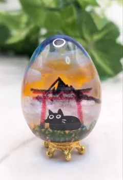 Egg黒猫の初詣