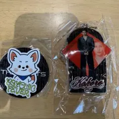 小波津志　PSYCHIC FEVER クリアチャーム　ステッカー　セット