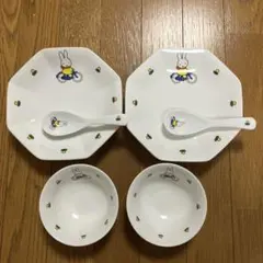 【未使用品】ディックブルーナ　ミッフィー　中華食器2人用　合計6点セット