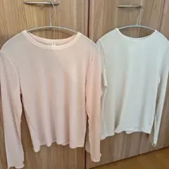 GU ソフトシアークルーネックT 2枚