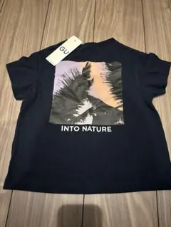 新品　GU グラフィックTシャツ100
