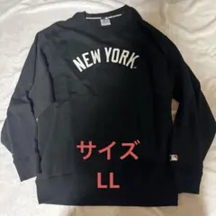 MLB NEW YORK クルーネック スウェット ブラックのサムネイル