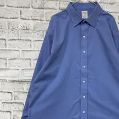 ブルックスブラザーズ長袖シャツ！ブルーL 0304