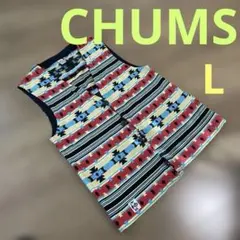 CHUMS カラフルストライプ ベスト