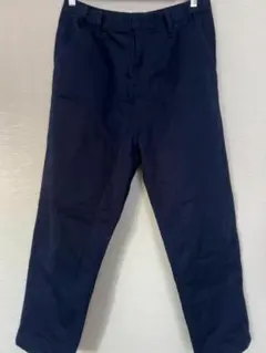 ネイビー ワイドパンツ