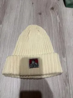 ベンデイビス　ニットキャップ　生成りカラー
