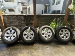 150プラド後期用 17インチ アルミホイールセットのサムネイル