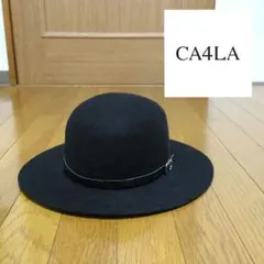 CA4LA つば広ハット PERSON ウール ブラックのサムネイル