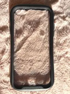 iFace iPhone 11 ケース クリア 強化ガラス　ブラック