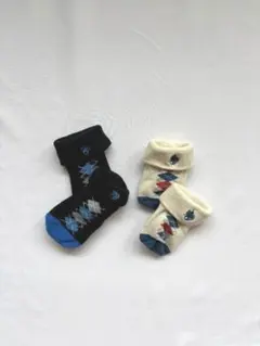 POLOベビー ベビー靴下 2足セット 7~9cm