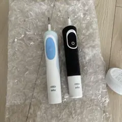 Oral-B 電動歯ブラシ本体 2色セット ホワイト ブラック