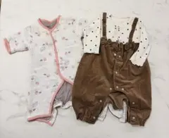 ロンパース・カバーオール 60-70cm セット