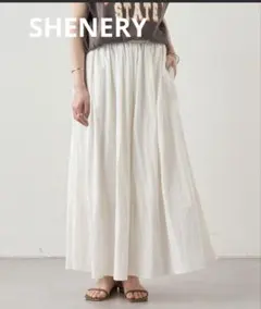 SHENERY タックギャザーロングスカートのサムネイル