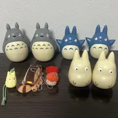 スタジオジブリ　となりのトトロ　指人形　フィギュア　起き上がり小法師 廃番】ジブリ 指人形 起き上がり小法師 となりのトトロ - メルカリ