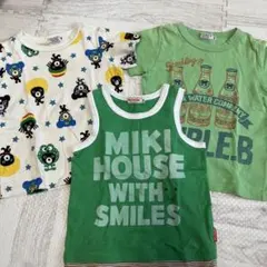 MIKI HOUSE DOUBLE B Tシャツ タンクトップ　3枚セットのサムネイル