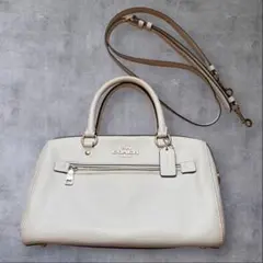 COACH コーチ 2way ショルダーバッグ ハンドバッグ 白 F79946のサムネイル