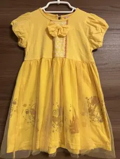 美女と野獣 ベル ワンピース 120ディズニー プリンセス コスチューム