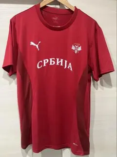 【未使用】PUMA プーマ　セルビア代表 プラクティスシャツ ユニフォーム