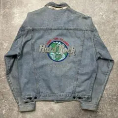 【超希少】90s Hard Rock Cafe ジージャン　美シルエット