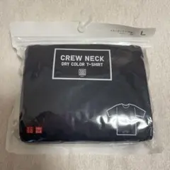 UNIQLO クルーネックTシャツ ネイビー Lサイズ 新品