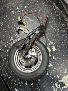 af35 前後ホイール 三又セット ステム ライブDio ZX 希少赤ホイール