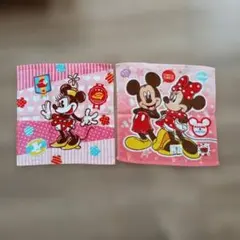 ミッキー ミニー タオル 2枚セット　タグ付き