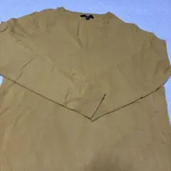 UNIQLO マスタード 長袖ニットセーター XXL