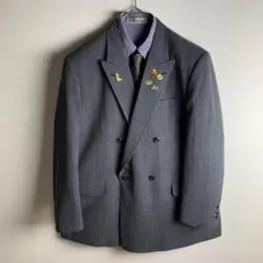 まとめ売り　ダブルジャケット　バーズアイ柄　総柄　ペイズリー　カジュアル　古着