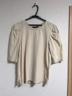 wcloset パフスリーブ Tシャツ ベージュのサムネイル