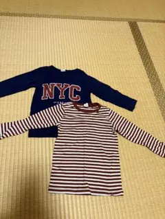 90サイズ長袖Tシャツ2枚セット
