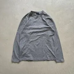 90s old uniqlo grey l/s ロンt カットソー 灰