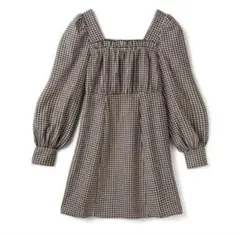 GRL グレイル 千鳥柄 ミニワンピース