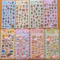 8枚 おしりシール イタリアンブレインロット ボンボンドロップシール風 ぷくぷく