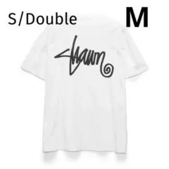 【M】S/Double エスダブル Tシャツ ティーシャツ 半袖 白のサムネイル