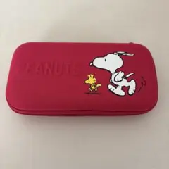 PEANUTS スヌーピー ケース 赤 EVAポーチ 新品未使用