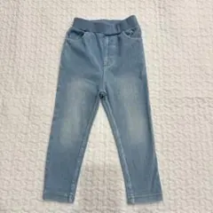 プティマイン 80cm ライトブルー デニム　スキニーパンツ