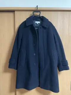 BEAUTY&YOUTH ネイビー ウールピーコート S
