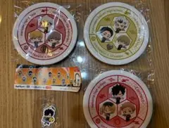 くら寿司　寿司皿　ハイキュー　めじるしチャーム　黒尾鉄朗　3枚セット