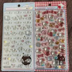 シナモロール & ハローキティ ボンボンドロップシール（正規品）