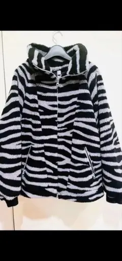 adidas by Stella McCartney ゼブラ柄フリースジャケット - メルカリ